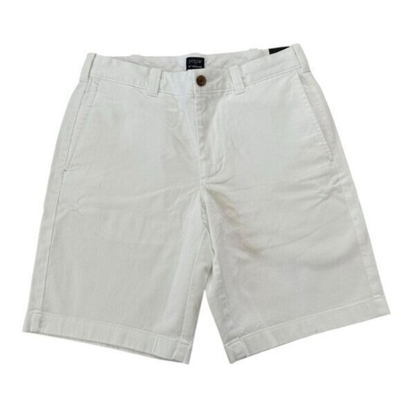 J. CREW Men’s 9” Flex Chino Shorts White NEW - Picture 2 of 7